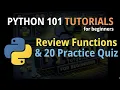 Python 101 Session 10 Practice Review