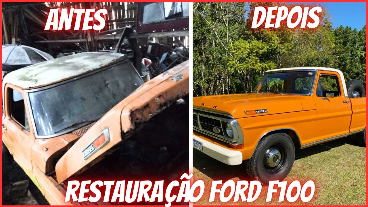 FORD F100 ANO 1979 ACHADO EM UM RANCHO EM Dr PEDRINHO E RESTAURADA 100% *FICOU UM ESPETÁCULO*