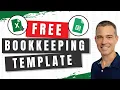 Simple FREE Small Business Bookkeeping Template Excel Google Sheets