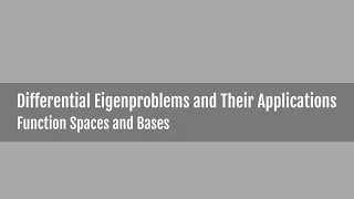 Function Spaces and Bases
