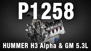 P1258 How To Replace Engine Coolant Tempature Sensor GM 5 3L Hummer H3 Alpha