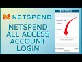 How To Login Netspend All Access Account 2024 Netspend All Access Sign In