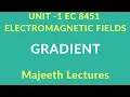 EC 8451-GRADIENT OF SCALAR FIELD