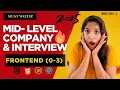 Mid-Level Frontend Interview 2025 Startup NMC2 Round 1 React JavaScript Questions