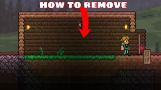 How to break wooden walls in Terraria Ps4 Xbox Pc mobile