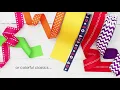 The Paper Mart Ribbons Collection A Variety Of Patterns Fabrics
