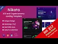 Nikata - ICO Cryptocurrency HTML Template Themeforest Website Templates and Themes