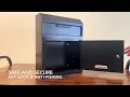 MetaTeel Drop Mail Box - Heavy Duty Anti-Theft Mailbox Overview