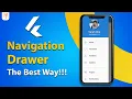 Flutter Tutorial - Navigation Drawer 2022 Sidebar Menu