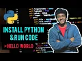 Hello World in Python How to Install Python on Win 10 Python Programming Hindi 2020