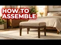 How to Assemble the Christopher Knight Home Arden Ottoman
