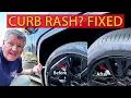 DIY CURB RASH REPAIR - How I Fixed a Deep Scratch on My New Truck Wheel Looks New