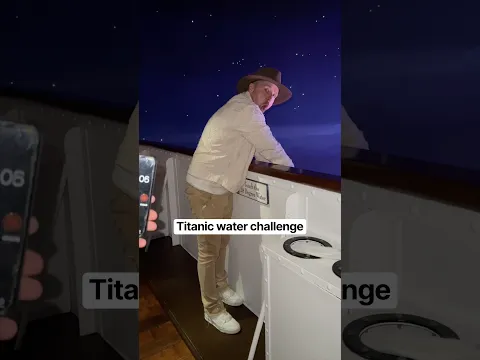 Titanic cold water challenge is insane 🥶