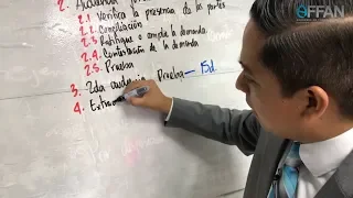 ¿Cuál es la procedencia del juicio oral y su trámite?