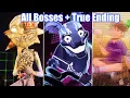 FNAF Security Breach Ruin DLC - All Boss Fights True Ending