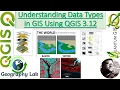 Learn QGIS Episode 2 Data Types in GIS Raster and Vector Data in Q GIS Theory Practical