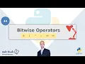 Bitwise operators in python
