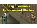 Achievement Diary - Easy Fremennik tasks OldSchool Runescape