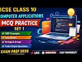 ICSE Computer Application Practice MCQ SET 1 ThinkComputer