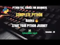 Session 1 Python Identifiers Keywords Comments Explained Python Full Course for Beginners