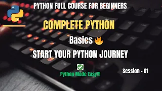 Session 1 Python Identifiers Keywords Comments Explained Python Full Course for Beginners