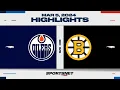 NHL Highlights Oilers vs Bruins - March 5 2024