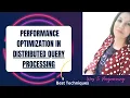 QUERY PROCESSING IN DISTRIBUTED DATABASE OPTIMIZATION METHODS