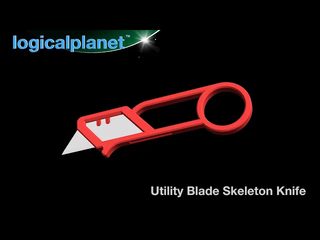 Skeleton Style Utility Knife (and Safety Case with integrated tools) video thumbnail