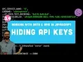 3 4 Hiding API Keys with Environment Variables dotenv and Pushing Code to GitHub
