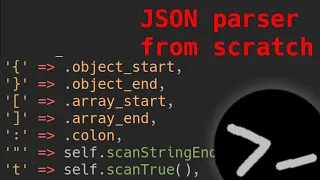 I wrote a JSON parser in 01 33 58 it s not good but that s good so I guess it kinda is good