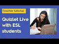 How to use Quizlet Live For ESL students