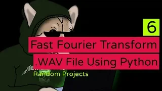 Fast Fourier Transform FFT analysis on wav file using python