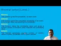 BINOMIAL DISTRIBUTION USING R PROGRAMING