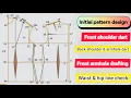 First-Ever Silent Muller Bodice Pattern Drafting Custom Fit with Darts Using Your Measurements