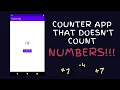 How to create a counter app in android studio Tutorial for beginners
