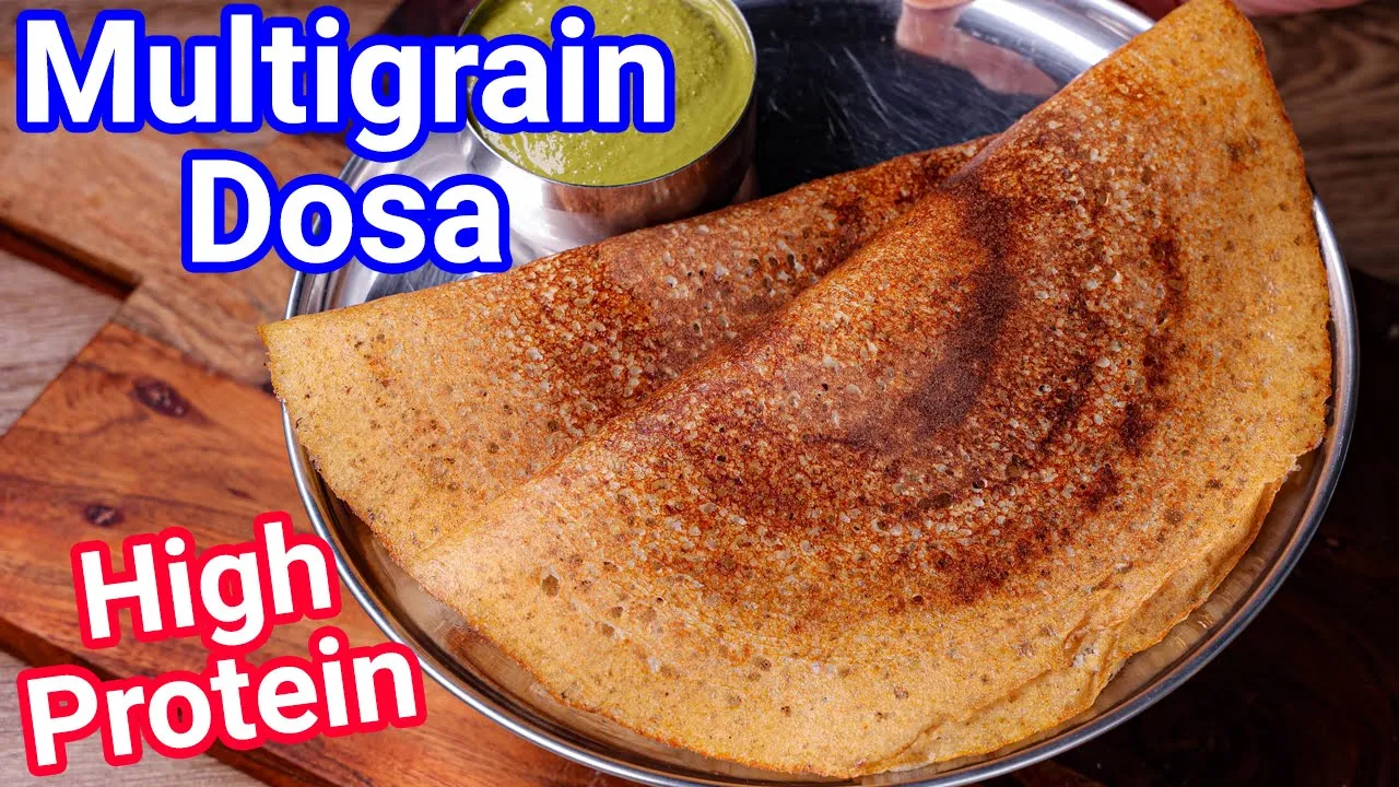High Protein Multigrain Dosa - Perfect Morning Breakfast Meal   Mixed Dal Dosa - Weight Loss Dosa