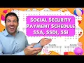 Social Security Checks Payment Schedule Update for July 2026 - SSA SSDI SSI