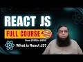 React JS Tutorial in Full React JS Course for Beginners Learn React Step by Step