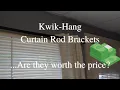 Kwik-Hang Curtain Rod Bracket Review