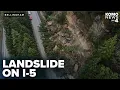 Landslides close all northbound I-5 lanes south of Bellingham