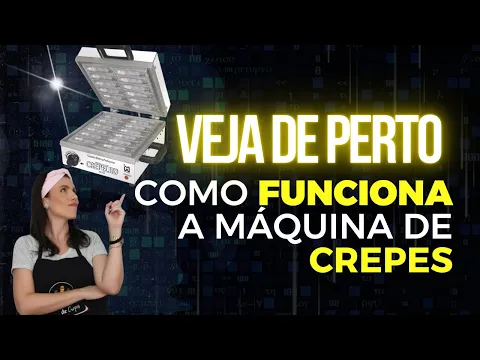 É assim que funciona a máquina de crepe suíço que vai te fazer faturar da sua cozinha de casa
