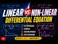 Linear and non-linear differential equation explained