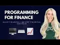 Programming for Finance Quant Trading Algorithmic Trading Fintech