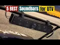 Best Soundbars for UTV Top 5 Picks for 2025