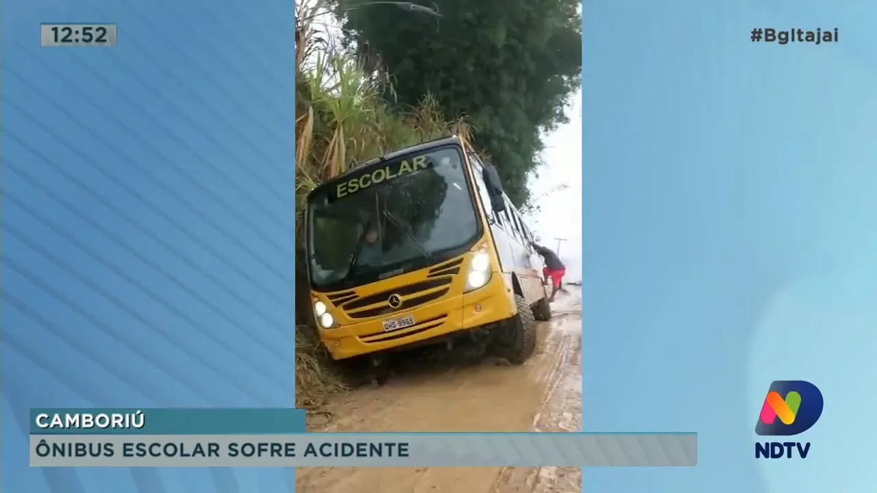 Jovens em Brusque depredam praça e postam na internet, e ônibus tomba em Camboriú