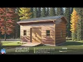 Shed Plans 12x20 for Construction and Permit