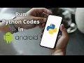 How to run python code in android how to use Pydroid3 python mobile app