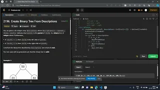 2196 Create Binary Tree From Descriptions Leetcode Python Solution