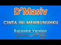 Lagu D'Masiv - Cinta Ini Membunuhku (Karaoke) | GMusic