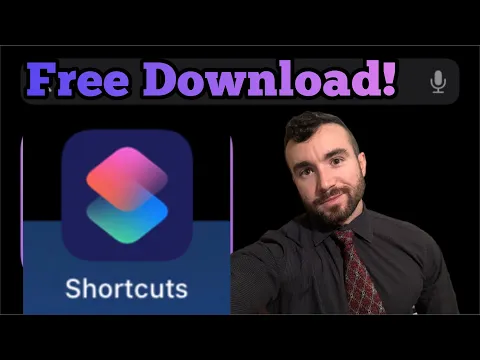 Download MP3 How to Convert Video to Audio - Shortcuts iPhone App Tutorial (Free Download)